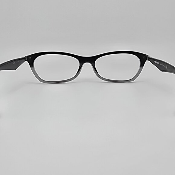 Prada VPR 15P ZYY-1O1 Black Gradient Transparent Eyeglasses Frame Italy 53mm - Picture 4 of 13